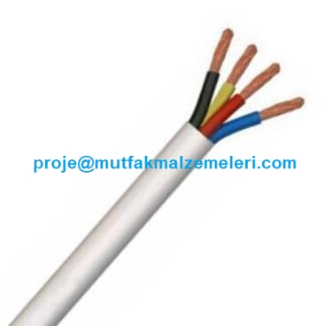 4'lü Kablo:Elektrik kablolarından olan bu 4x1 mm lik nymhy ttr 4 lü kablonun imalatı % 100 bakırdan 300/500 V olarak yapılmış olup sıkça tercih edilen 4 lü kablo çeşitlerindendir.4x1 mm lik 4 lü kablonun haricinde 0,50 0,75 2 4 ve 6 mm lik kalınlıkta